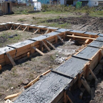 Фундаментные работы коттеджа Architect Building Center