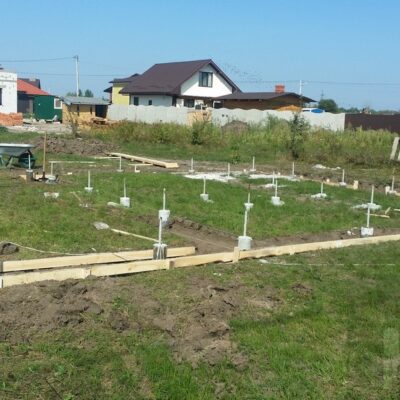 Фундаментные работы коттеджа Architect Building Center
